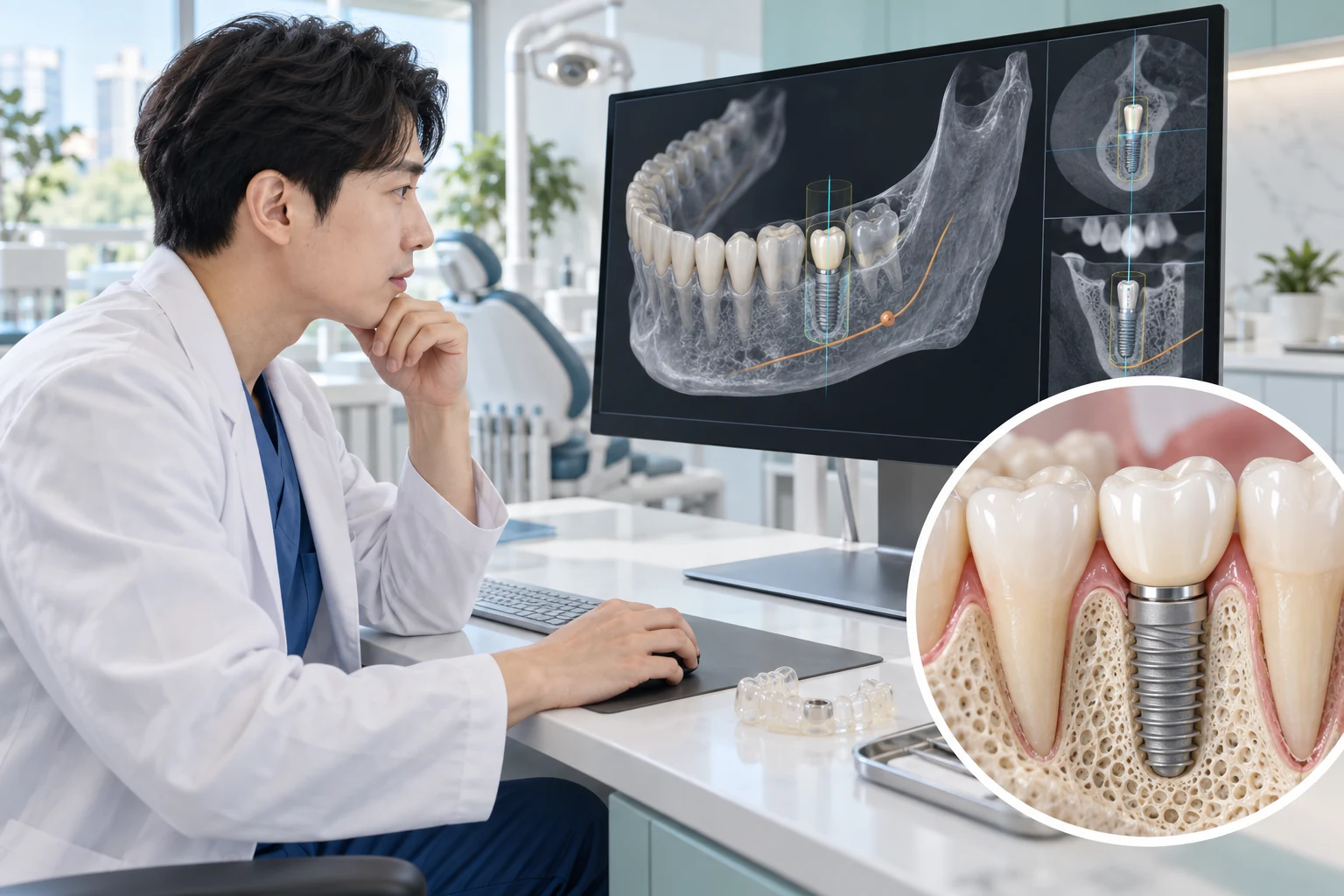 인덕원역 임플란트 - 3D CT와 환자 맞춤형 수술 장치를 활용하는 디지털 내비게이션 임플란트, 연세이굿치과의원